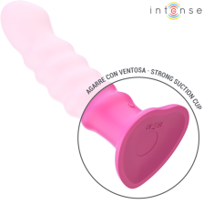 INTENSE - CINDY VIBRATOR GRÖSSE L SPIRALDESIGN 10 VIBRATIONEN ROSA FERNBEDIENUNG