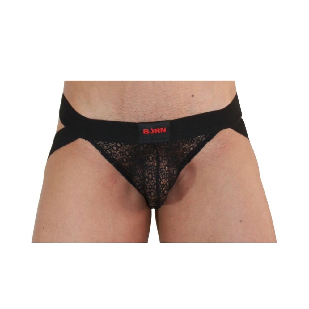 BURN - 005 JOCK LINGERIE BLACK S