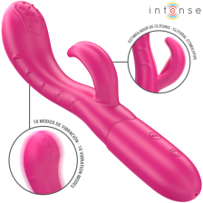 INTENSE - VIBRATORE AMARA CON LINGUA STIMOLANTE 10 VIBRAZIONI ROSA