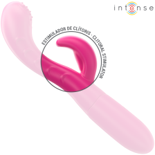 INTENSE - AMARA VIBRATOR MIT STIMULIERENDER ZUNGE 10 VIBRATIONEN ROSA