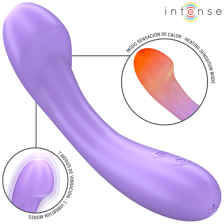 INTENSE - BECKY VIBRATOR 19 CM HEIZBAR 7 VIBRATIONEN LILA