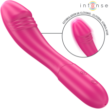 INTENSE - BELINDA VIBRADOR 19 CM FLEXÍVEL 10 VIBRAÇÕES ROSA