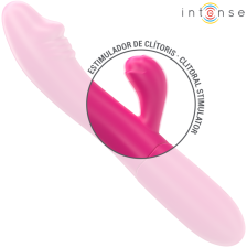 INTENSE - IVY FLEXIBLE VIBRATOR 10 VIBRATIONS WITH STIMULATING TONGUE PINK