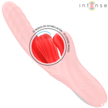 INTENSE - KAROL VIBRATORE MULTIFUNZIONE SPINTA & STIMOLAZIONE & ASPIRAZIONE ROSSO