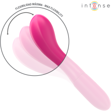 INTENSE - LISETTE VIBRATEUR 19 CM SOUPLE 10 VIBRATIONS ROSE