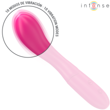 INTENSE - LISETTE VIBRADOR 19 CM FLEXÍVEL 10 VIBRAÇÕES ROSA