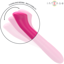 INTENSE - PATY VIBRATOR 19 CM FLEXIBLE 10 VIBRATIONS MODEL 2 PINK