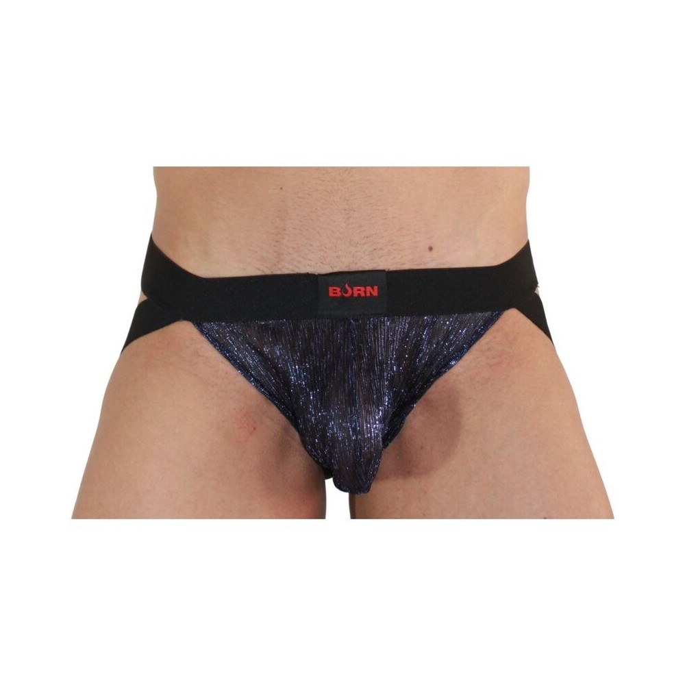 BURN - 006 JOCK BLEU BRILLANT / NOIR S