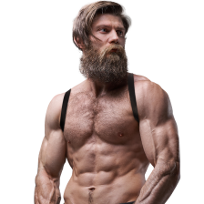 FETISH SUBMISSIVE ATTITUDE - COURO ECOLÓGICO BACK STRAP HARNESS HOMENS