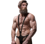FETISH SUBMISSIVE ATTITUDE - ECO LEATHER BODY STRAP HARNESS MEN