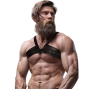 FETISH SUBMISSIVE ATTITUDE - BRIGADE-BRUSTGURT FÜR MNNER AUS ÖKO-LEDER