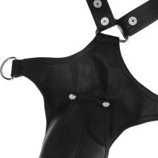 FETISH SUBMISSIVE ATTITUDE - IMBRACATURA JOCK STRAP IN ECOPELLE PER UOMO