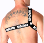 MACHO - ROMAN HARNESS WHITE L/XL