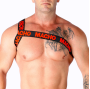 MACHO - ARNÊS ROMANO VERMELHO L/XL