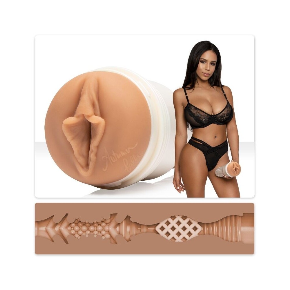 FLESHLIGHT GIRLS - AUTUMN FALLS CREAM TEXTURE VAGINA