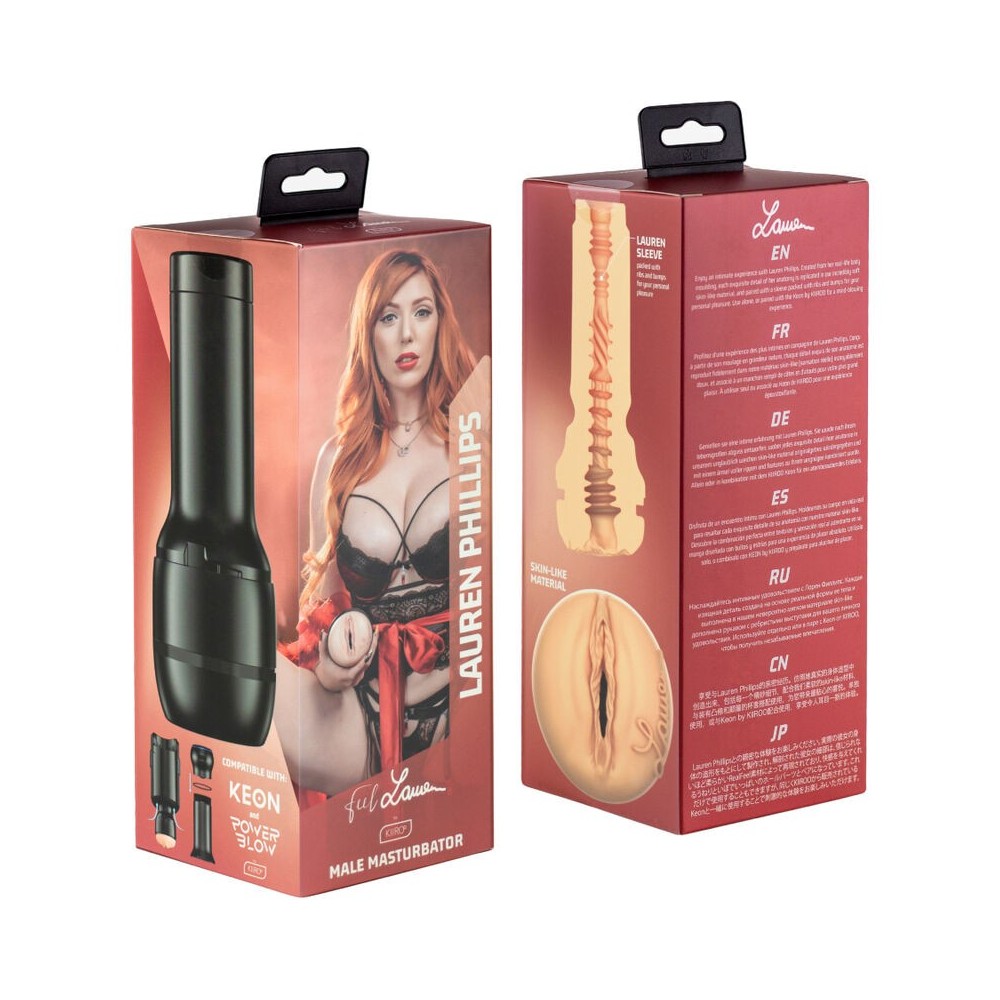 KIIROO - COLLEZIONE FEEL LAUREN PHILLIPS STARS STROKERS COMPATIBILI CON POWERBLOW