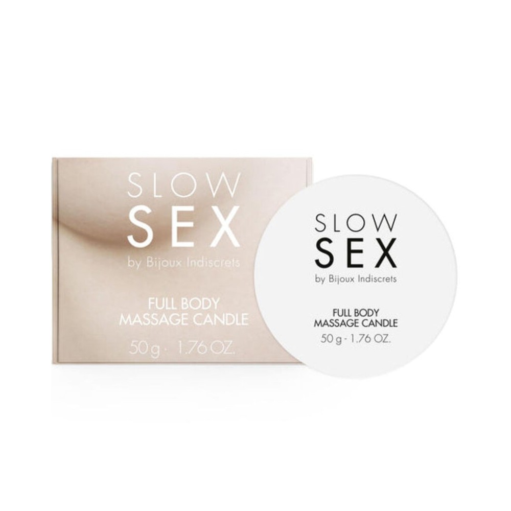 BIJOUX INDISCRETS - SLOW SEX VELA DE MASSAGEM CORPORAL 50 G