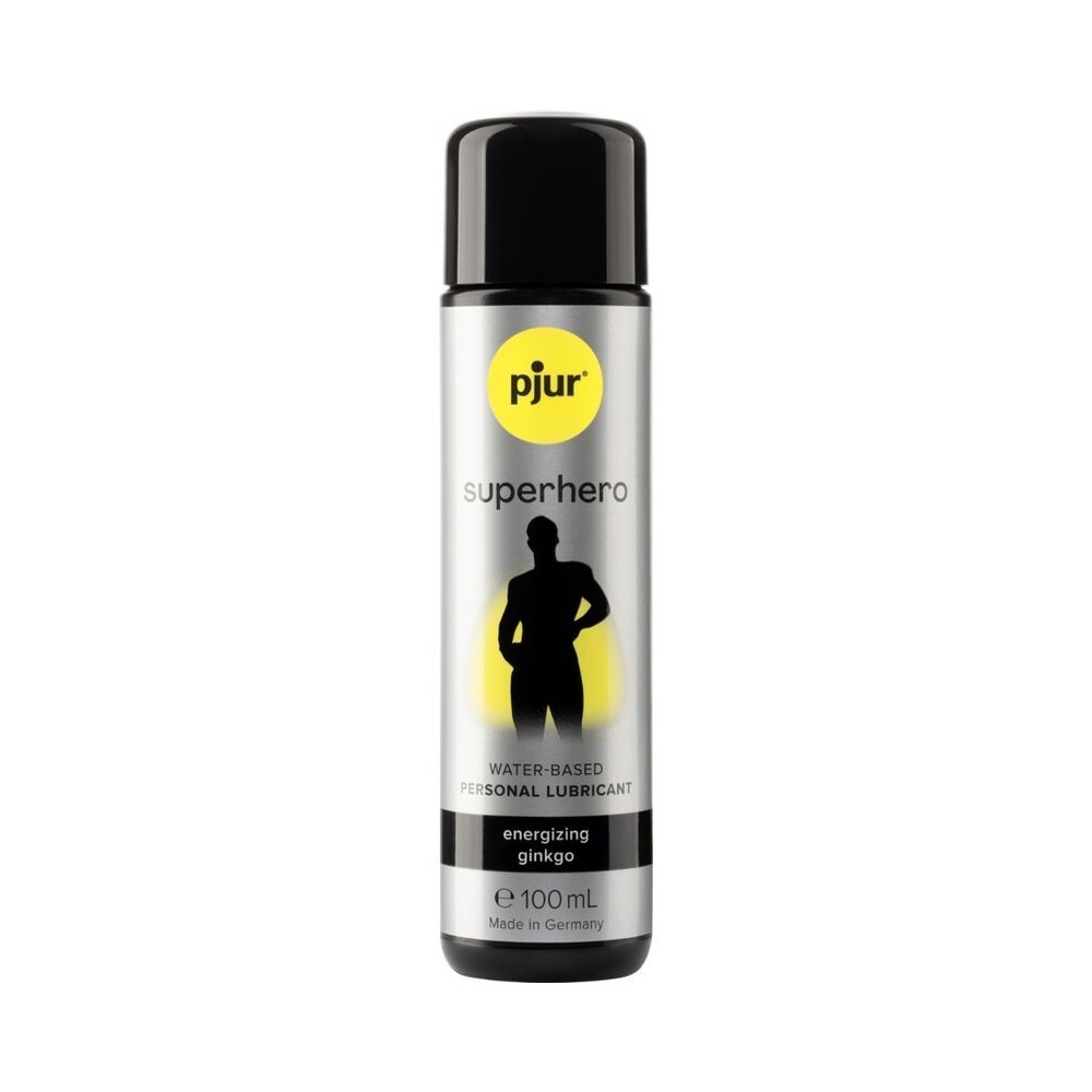 PJUR - LUBRIFIANT ÉNERGISANT SUPER-HÉROS GINKGO 100 ML