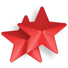 OHMAMA FETISH RED STAR NIPPLE COVERS