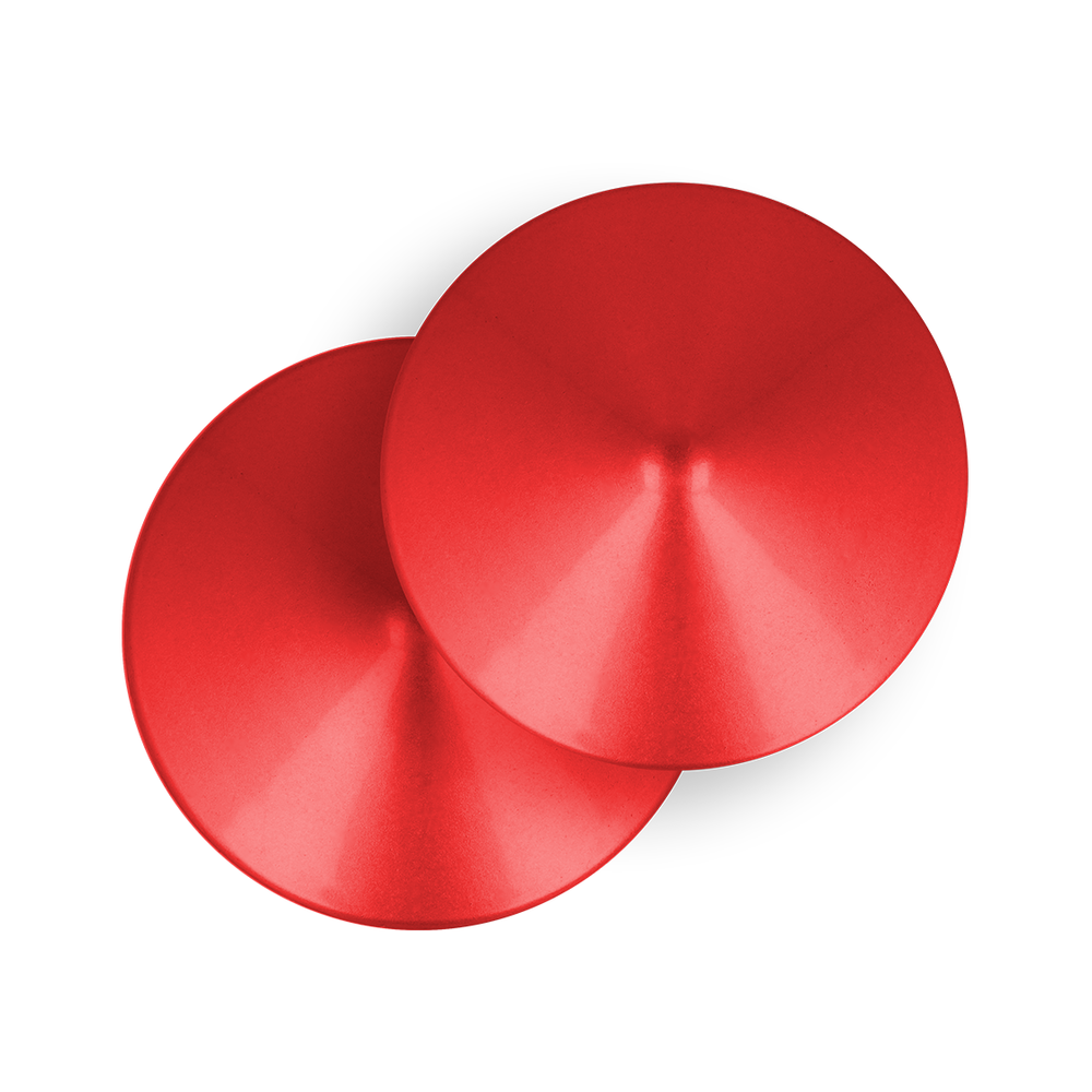 OHMAMA FETISH RED CIRCLE NIPPLE COVER