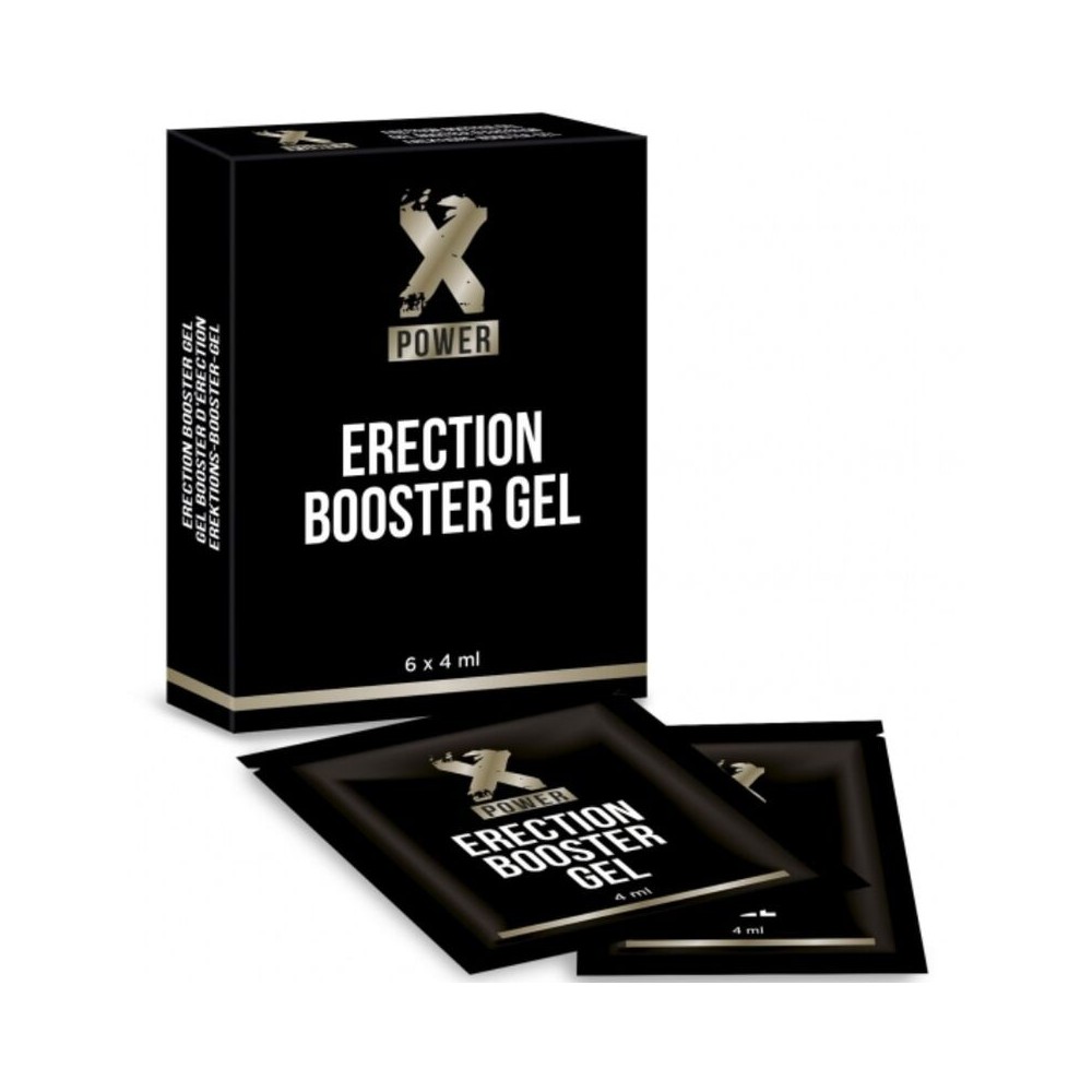 XPOWER - GEL BOOSTER D-ÉRECTION 6 X 4 ML