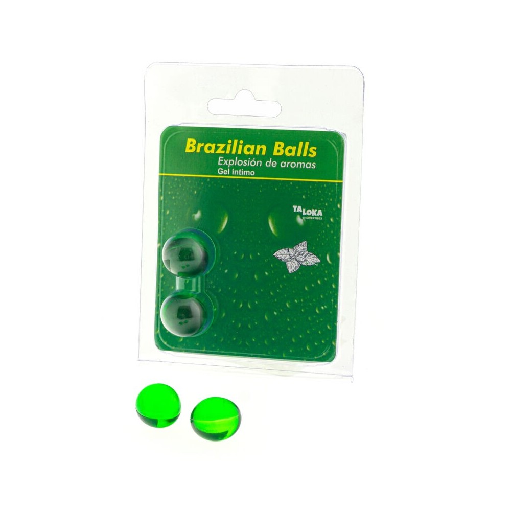 TALOKA - 2 PALLINE BRASILIANE GEL INTIMO MENTA
