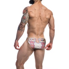 CUT4MEN - SLIP TAILLE BASSE AZTEC M