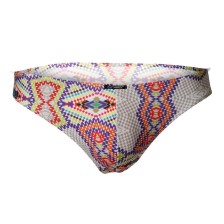 CUT4MEN - SLIP TAILLE BASSE AZTEC M