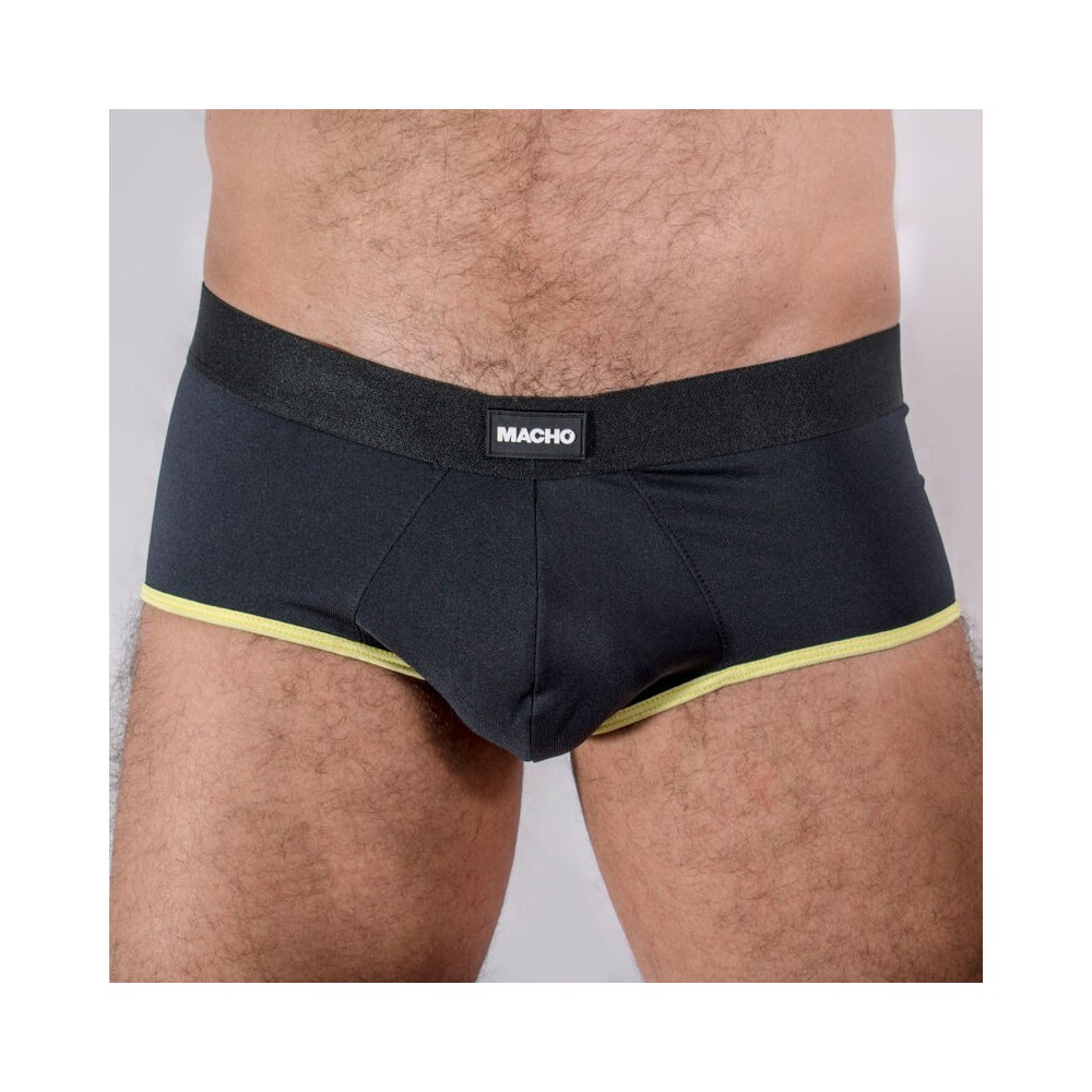 MACHO - CUECA CUECA MS24A AMARELO ESCURO L