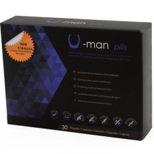 500 COSMETICS - U-MAN AUGMENTE LA TAILLE DU PÉNIS ET LA PUISSANCE SEXUELLE - CAPSULES