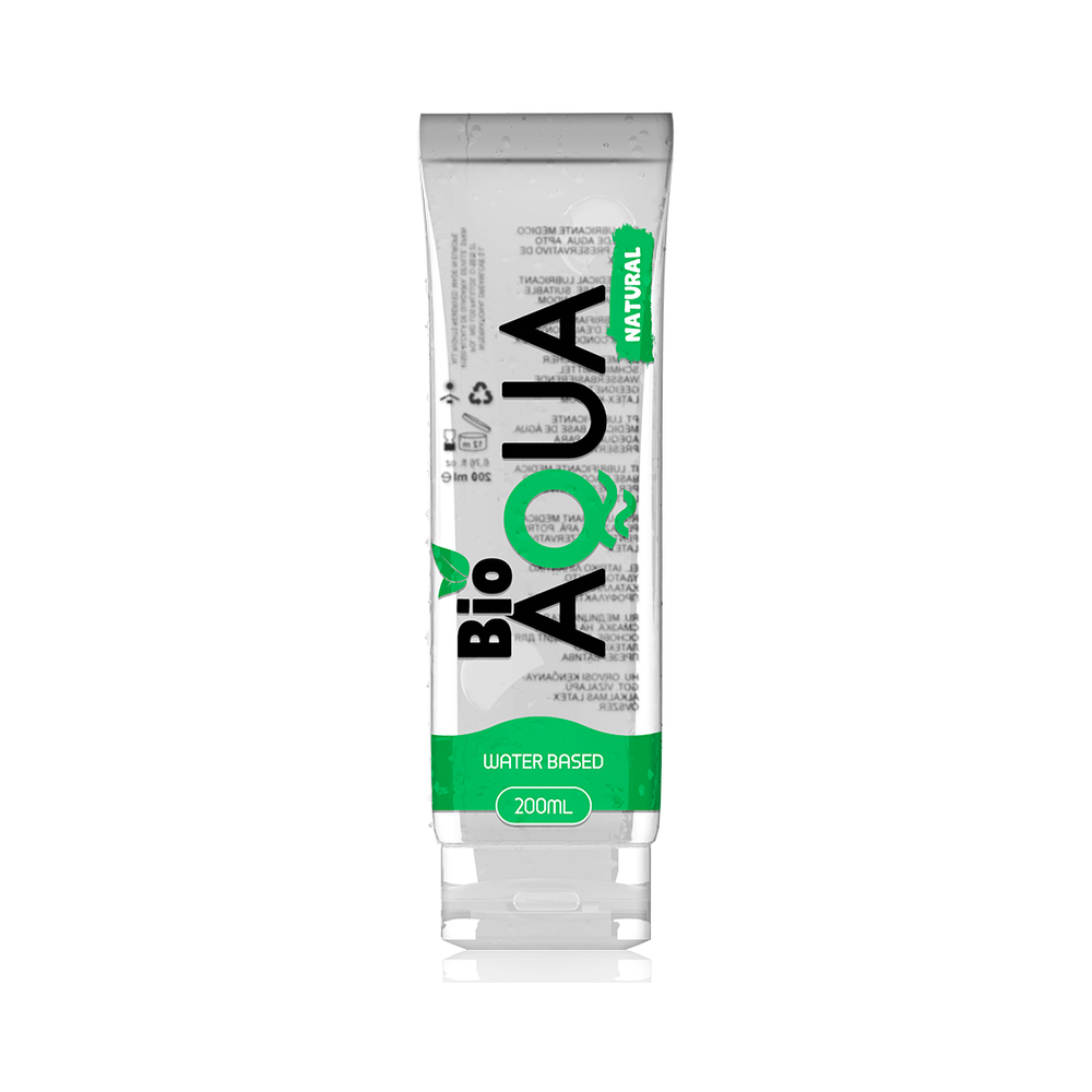 LUBRICANTE AL AGUA BIOAQUA INGREDIENTES NATURALES 200 ML
