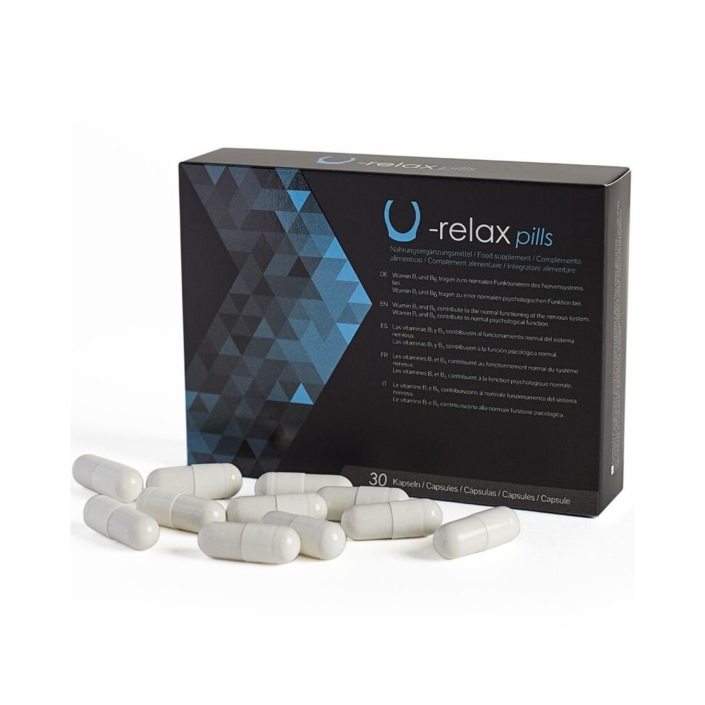 500 COSMETICS - CAPSULES U-RELAX RELAXATION ET REDUCTION DE L'ANXIETE - 30 CAPSULES.