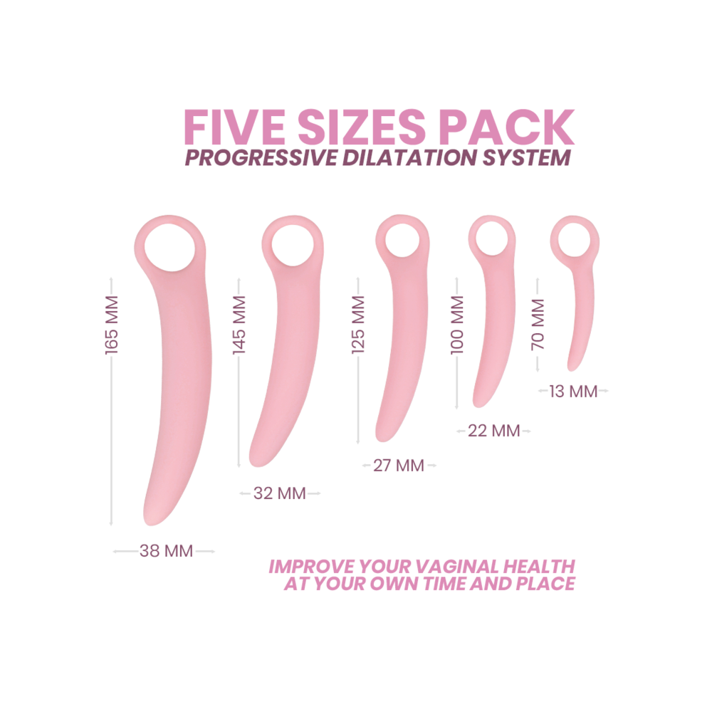 INTIMICHIC - SILICONE DILATOR 5 PIECES SET