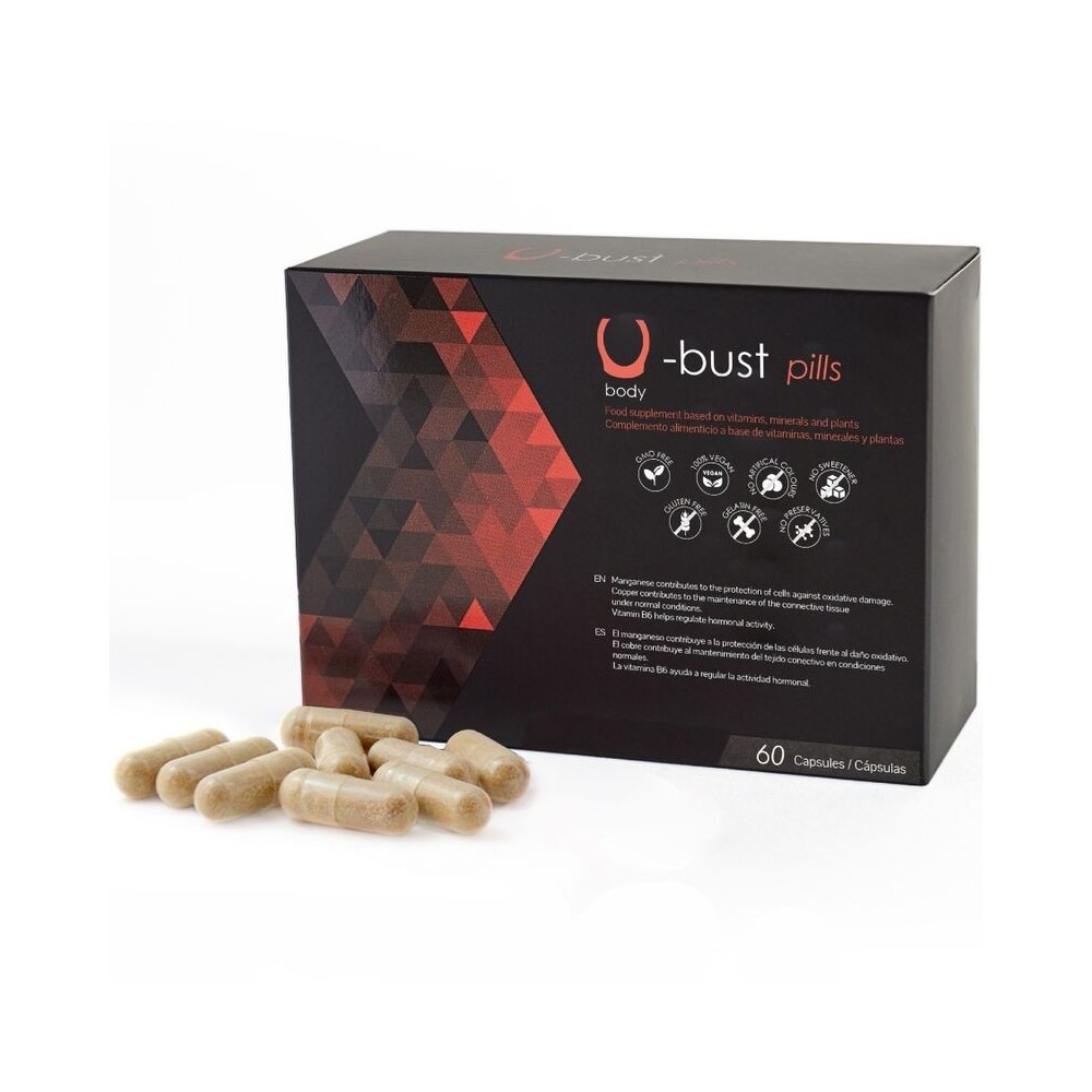 500 COSMETICS - U-BUST CAPSULES D'AUGMENTATION MAMMAIRE - 60 CAPSULES