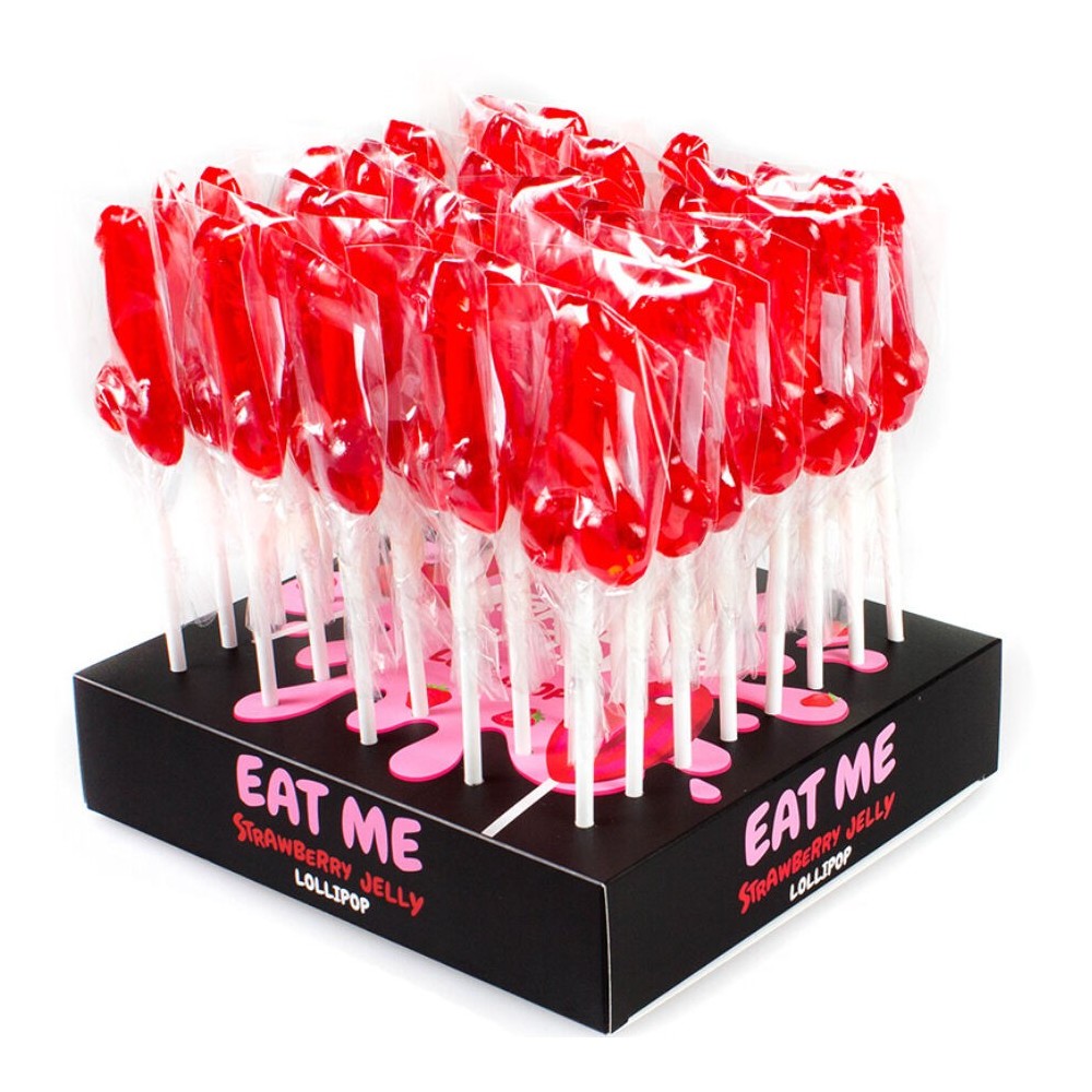 SECRETPLAY - ASSORTIMENTO ESPOSITIVO LECCA LECCA AL PENE CON ALCOOL 40 UNITÀ