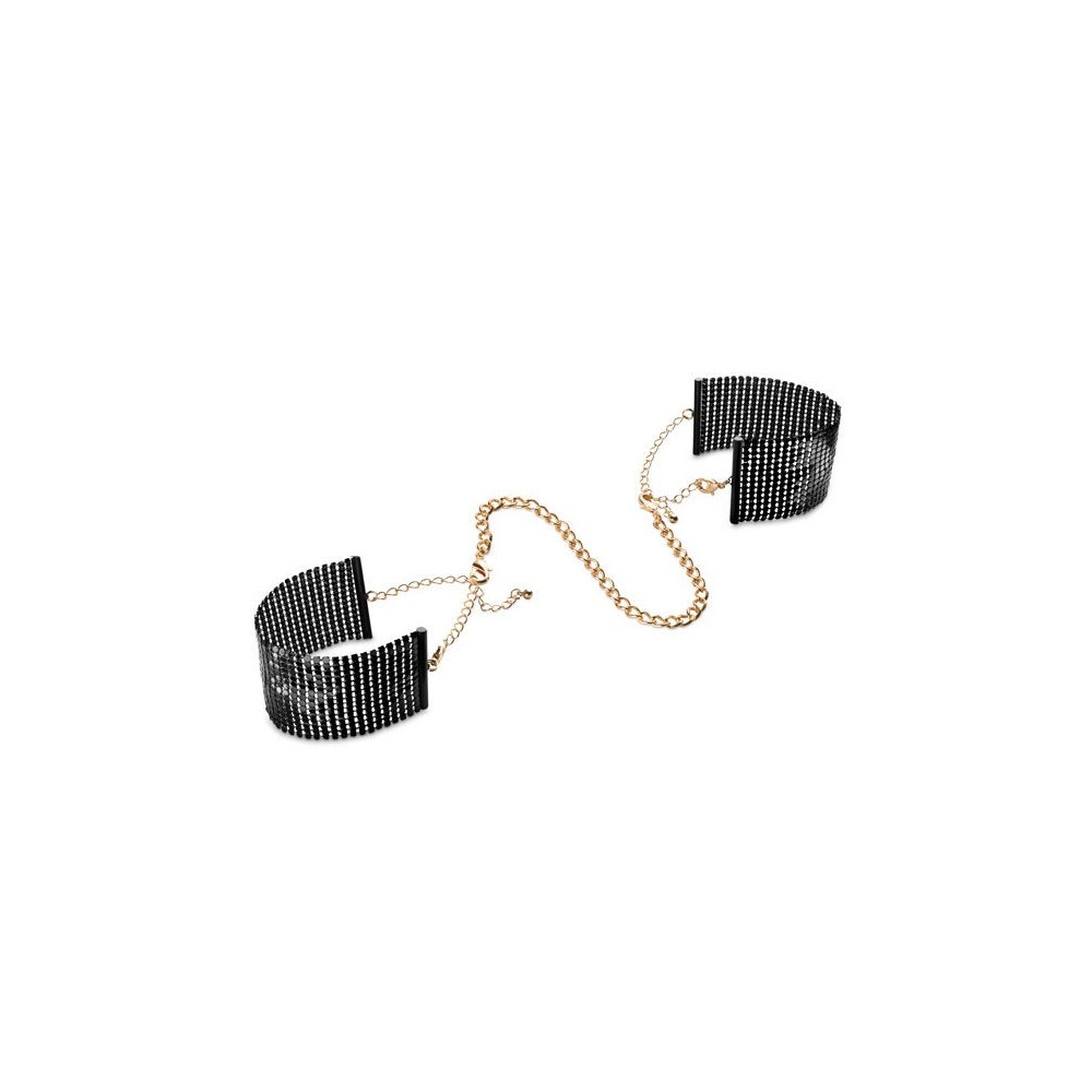 BIJOUX INDISCRETS - DÃSIR MÃTALLIQUE BLACK METAL MESH HANDCUFFS