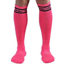 MACHO - MALE LONG SOCKS ONE SIZE - PINK