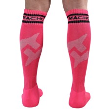 MACHO - CHAUSSETTES LONGUES HOMME TAILLE UNIQUE - ROSE