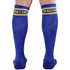 MACHO - CALZINO LUNGO DA UOMO TAGLIA UNICA - BLU