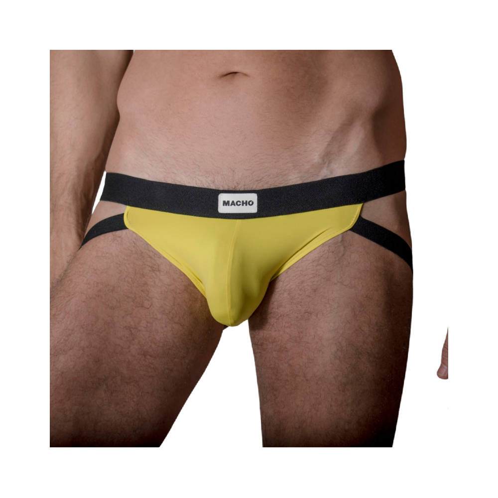 MACHO - MX22A JOCKSTRAP - AMARELO S/M