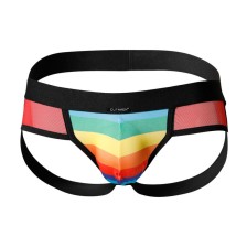 CUT4MEN - JOCKSTRAP ARC-EN-CIEL XL