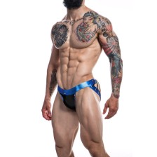 CUT4MEN - JOCKSTRAP DESIRE BLAUES KUNSTLEDER XL