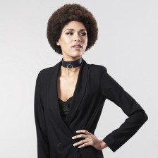 BIJOUX INDISCRETS - MAZE COLLANA NERA CON CINTURINO