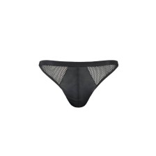 PASSION - 034 SLIP APERTO LUKE NERO L/XL