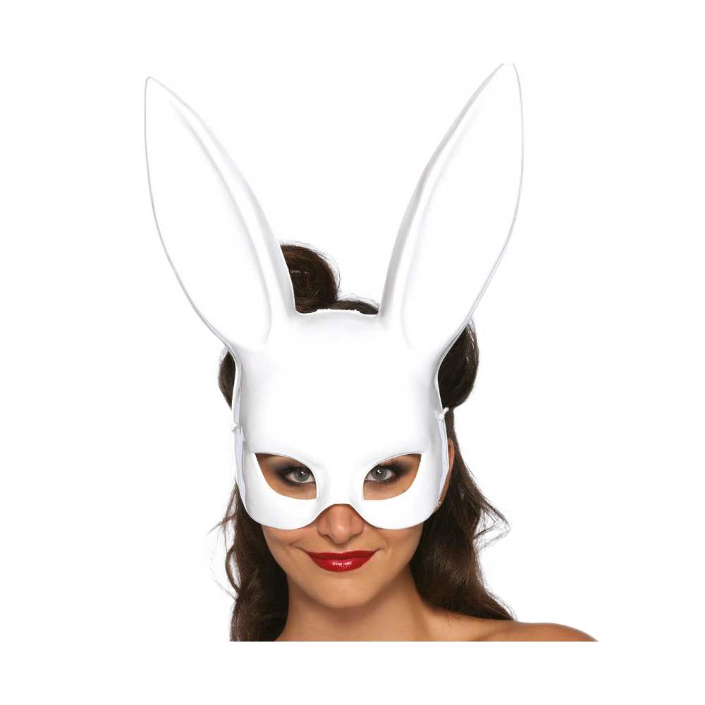 LEG AVENUE - MASCHERA CONIGLIO MASQUERADE BIANCA