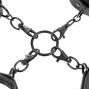 FETISH SUBMISSIVE - HOGTIE AND CUFF SET WITH NEOPRENE LINING