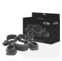 FETISH SUBMISSIVE - OPEN LEG SET WITH HANDCUFFS WITH NEOPRENE LINING