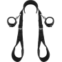 FETISH SUBMISSIVE - OPEN LEG SET WITH HANDCUFFS WITH NEOPRENE LINING