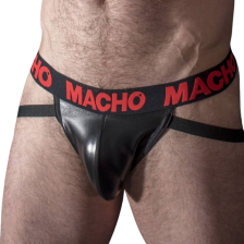 MACHO - MX25RC JOCK COURO VERMELHO XL