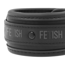 FETISH SUBMISSIVE - CHEVILLES EN CUIR VÉGÉTALIEN AVEC DOUBLURE EN NÉOPRÈNE